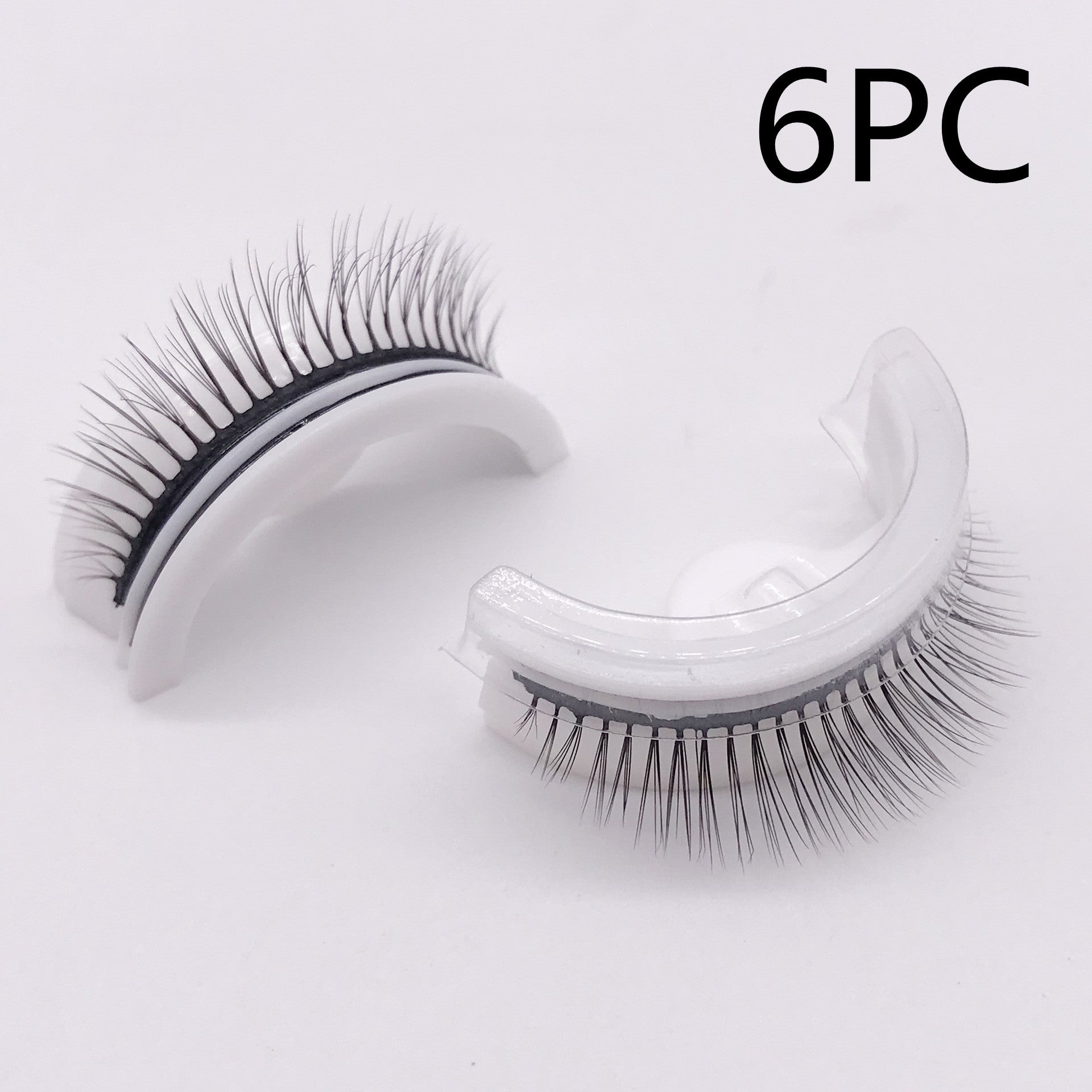 Reusable 3D Mink Lashes Natural False Eyelashes Self Adhesive