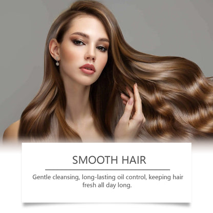 HOEGOA Batana Oil Shampoo Moisturizing Scalp Soft Oil Control Fluffy Lasting Fragrance Mild Shampoo