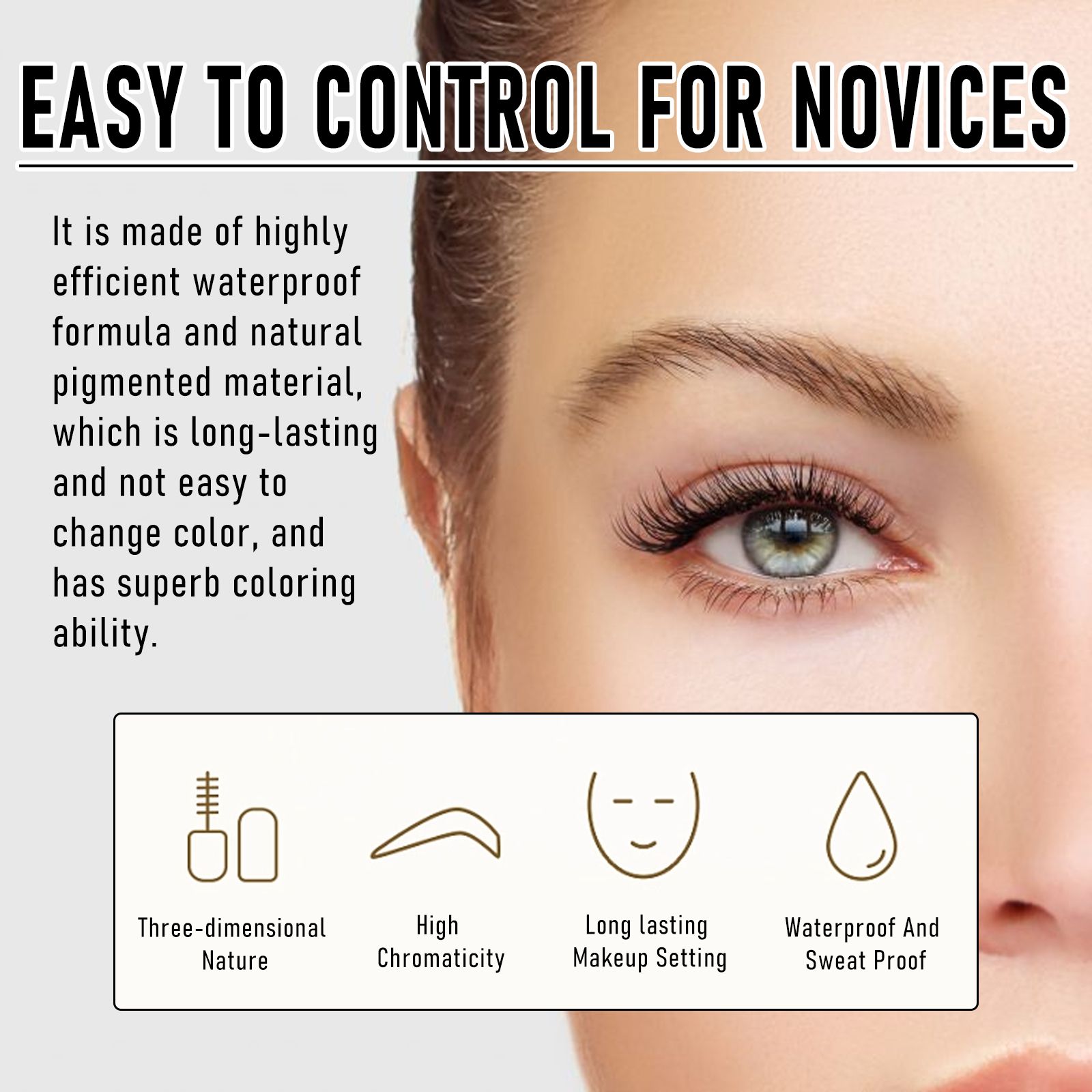Peel-Off Eyebrow Tint Gel – Waterproof &amp; Smudge-Resistant