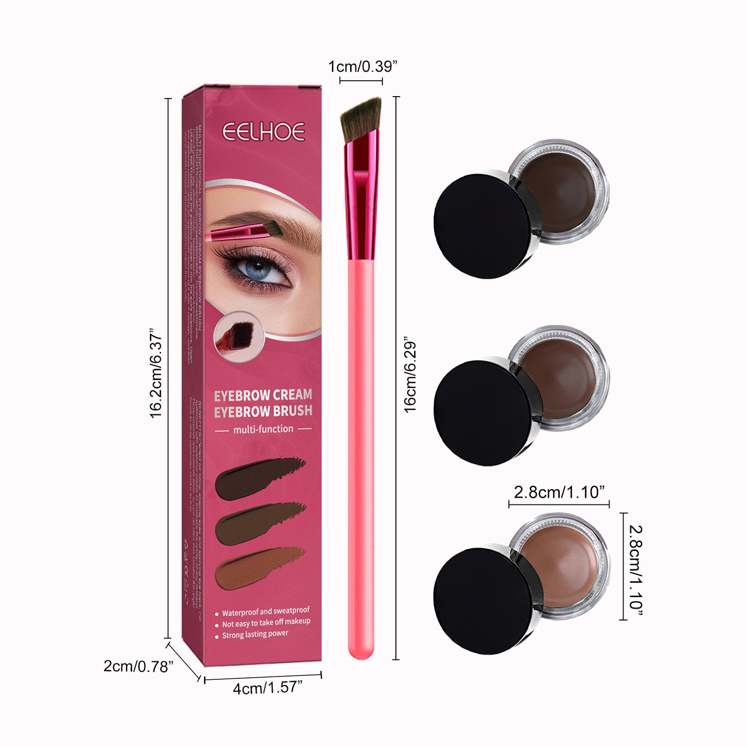 EELHOE Multi-Functional Eyebrow Brush Set