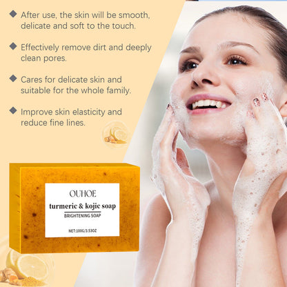 Turmeric &amp; Kojic Soap – Gentle Cleansing &amp; Moisturizing
