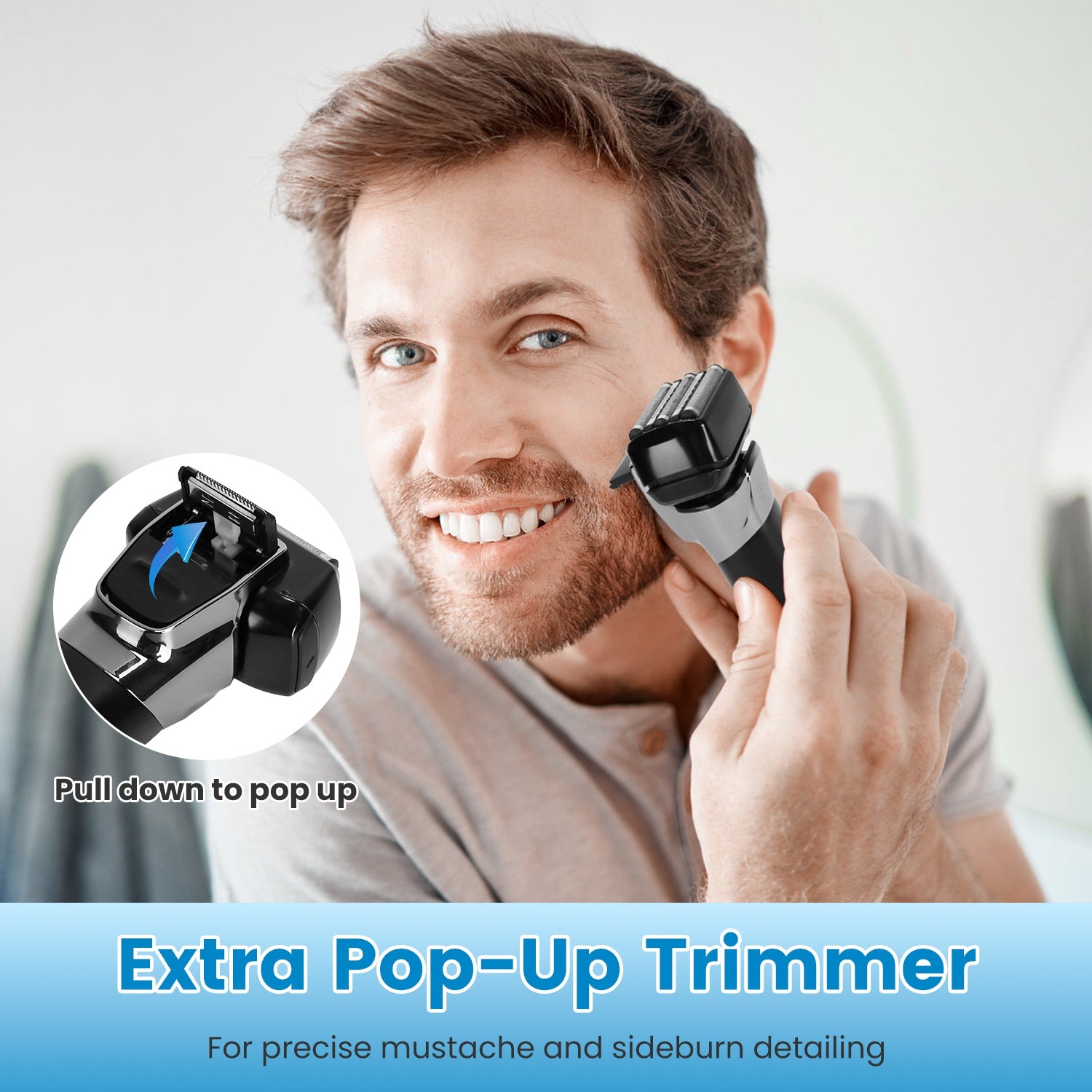 Electric Foil Face Shaver 5-Blade Electric Razor For Men