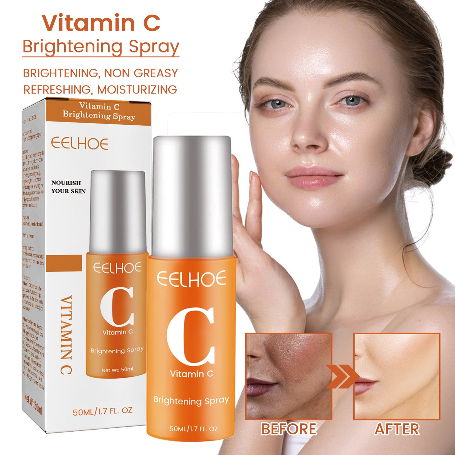 EELHOE Vitamin C Brightening Moisturizing Spray