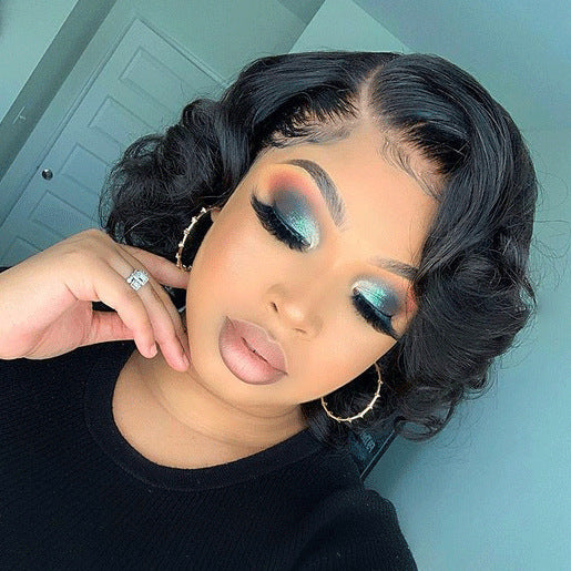 Short Curly Scalp Women&